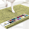 Muddy Mat® | Super Absorbent Door Mat Indoor, Microfiber Quick Dry Chenille Entryway Rug, Non-Slip Front Door Mat, Indoor Mats for Entryway, Machine Washable Pet Rug, Yellow 19"x30"