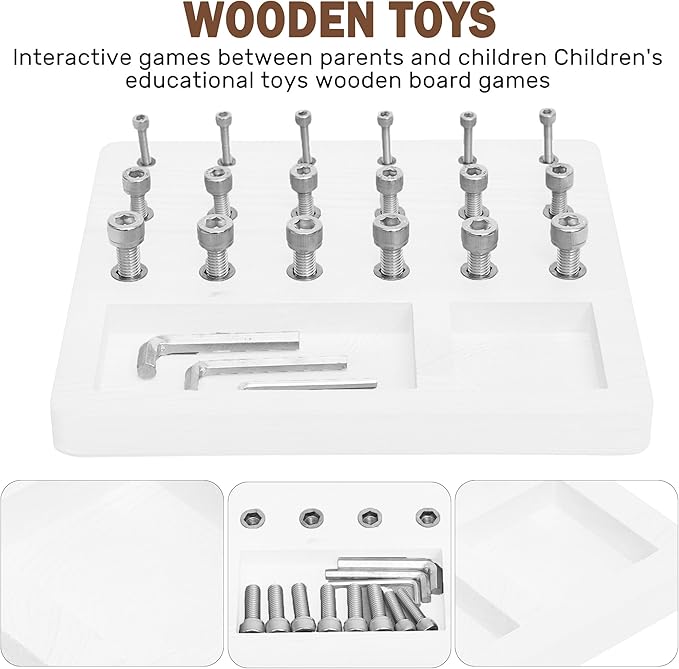 Wooden Pegboard for Finger Dexterity, Finger Strength Trainer for Grip Strength Training for Fingers, Wrists, and Hands for Home, Office, Gym, Climbing, Athletes, Musicians, and Therapy