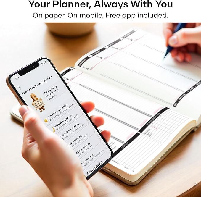 Manifestation Journal – Hourly, Weekly & Monthly Planner | 12-Month to Increase Productivity, Life Organizer & Goal Planner | Spiral Journal, Habit Tracker, Foldable Vision Board, Gift Box & Stickers