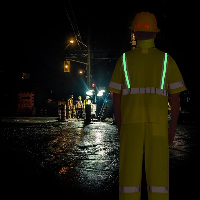 A-SAFETY Glow High vis safety Vest Class 3