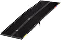 8FT Portable Wheelchair Ramp with Quick-Lock, Black Seamless Non-Slip Aluminum Folding Handicap Ramp,Threshold Ramp for Doorways, Wheel Chair Ramp for Home Steps