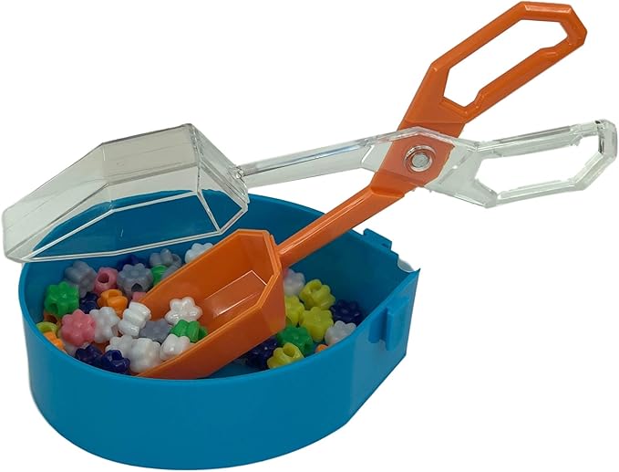 Skoolzy Jumbo Rainbow Tongs 6 Piece Set - Fine Motor Skills Handy Scoopers Rainbow Color Sorting Toys Bug Insect Catcher Small Toys Scooper Sensory Learning Tools Skill Development for Kids