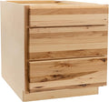 Quicklock RTA (Ready-to-Assemble) | Base Kitchen Cabinets - Shaker Style | Made in America (Rustic Hickory, 36" Wx34.5 Hx24 D 3 Drawer)