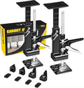 YELLOW JACKET Cabinet Jacks 2 Pack for Installing Cabinets, Labor Saving Arm Jack with 360 LBS,0 to 23.4 inches, 3rd Hand Support System, Drywall Lift, Hand Lifting Jack Tool