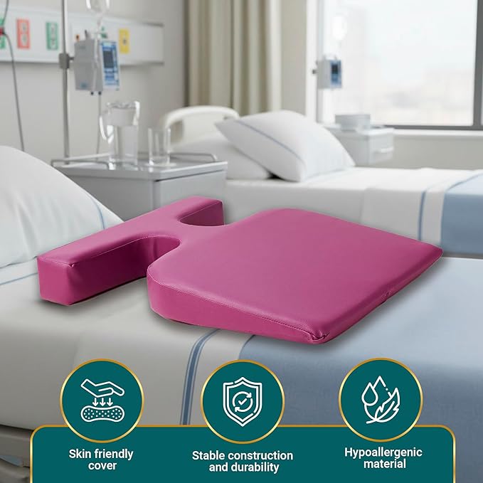 EASY SPA Medical Breast Pillow for Larger Bust Sizes(AA-C+) - Wedge Cushion for Post-Surgery, Mastectomy Aid Prone Therapy Cushion for Breast Surgery Recovery