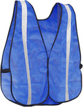 KAYGO High Visibility Safety Vest 1-Inch Reflective Strips Front/Back, KG0008, Breathable Mesh, One Size, Unisex