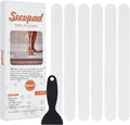 Anti Slip Shower Stickers, Safety Bathtub Strips Adhesive Decals with Premium Scraper for Bath Tub Shower Stairs Ladders Boats