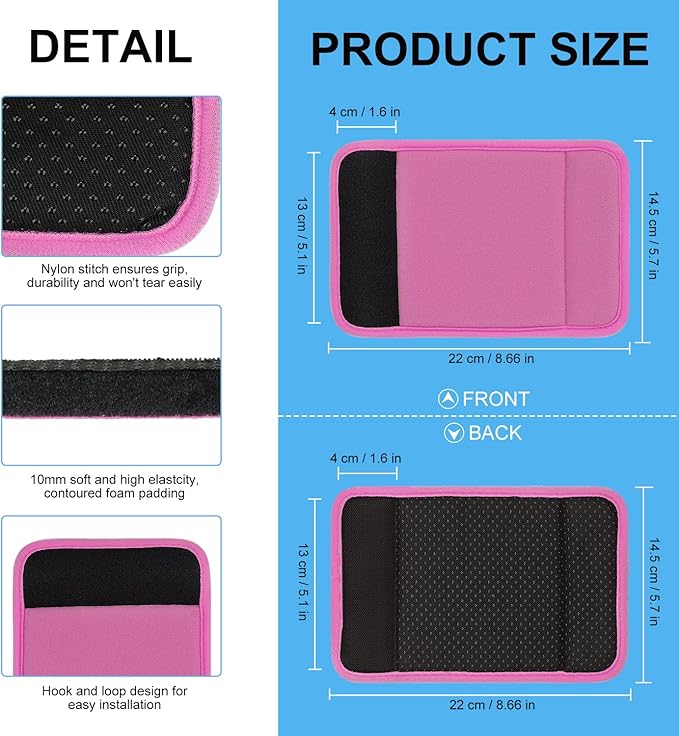 supregear Walker Grips (2 Pack), Soft Padded Hand Covers, Non-Slip Comfortable Cushion Padding for Folding Walker Handle, Moisture Wicking Mobility Accessory
