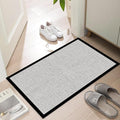 Ultra Thin Door Mat Indoor Entrance, 1/10 in Thin Door Mats for Inside Entry, Non-Slip Rubber Backing Washable Doormat, Fade Resistant, Absorbent, Low Profile Dirt Trapper, 30"X17"