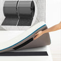 TEUVO 4.3 Inch x 32.8 Feet Heavy Duty Hook and Loop Tape Strips with Adhesive Cushion Grip to Prevent Sliding Keep Couch Cushions Mattress from Sliding, Outdoor No Punching Picture Wall Hanging Strips