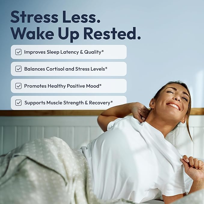 Mida Health® Zenful Sleep 6-in-1 Natural Sleep Aid for Adults Without Melatonin | Deep Sleep Supplement with Ashwagandha KSM-66® and Venetron® | Supports Cortisol Balance & Mood | 90 Capsules