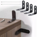 Furniture Anchors Small Aesthetic Earthquake Straps for Furniture Dresser Wall Anti-Tip Furniture Safety Anchor to Childproof and Babyproof Your Home Holds Up to 500 Pound (Black, 1.6 in)