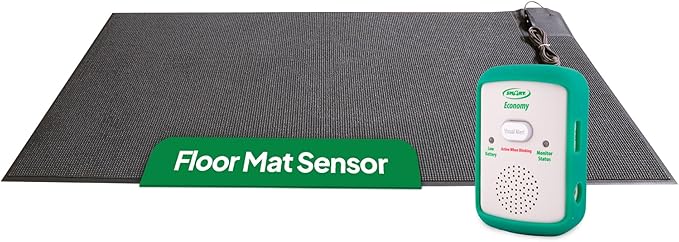 Floor Mat Exit Alarm for Seniors Fall Prevention & Anti-Wandering - Economy System