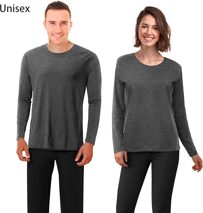 Unisex Post Shoulder Surgery Recovery Shirts - Full Tear Away Snap Long Sleeve Men Chemo Port Shirts for Men Women