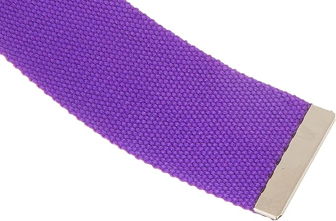 Gait Belt with Plastic Buckle by LiftAid - Transfer and Walking Aid with Belt Loop Holder for Assisting Therapist, Nurse, Home Care - 60"L x 2"W (Purple)