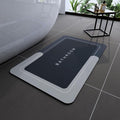 Bath Mats 17x27 Inch, Modernized Magic Mat Bathroom, Rubber Anti Slip Quick Drying Absorbent Bathroom Rug, Shower Room Rugs for in Front of Bathtub, Sink, Blue