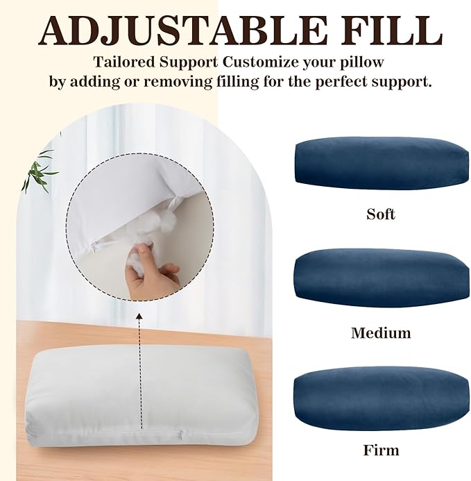 Recliner Headrest Pillow, Adjustable Comfort Neck & Head Support Pillow, Soft Velvet Non-Slip Headrest for Pain Relief & Relaxation, Ideal for Recliner, Couch, Chair, Sofa