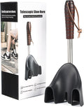 REVEX Long Handle Shoe Horn,Shoe Horn Long Handle for Seniors Men Women,Shoe Horn with Heel Protection,10''-31'' Telescopic