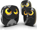 Wireless Doorbell, Cute Owl Doorbell Weatherproof IP55 Outdoor Remote Push Button- 1000 feet Long Wireless Range- 35 Classic Melodies Optional, 5 Volume Levels & LED Flash-1 Receiver+2 Transmitters