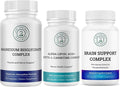 ALA & ALC Complex + Brain Support + Magnesium Bisglycinate Bundle | Energy, Focus, Memory, Cognitive Support, Nerve Health, Calm & Daily Wellness