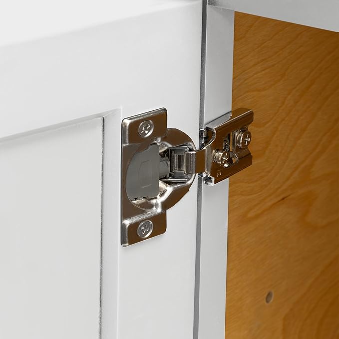 Quicklock RTA (Ready-to-Assemble) | Base Kitchen Cabinets - Shaker Style | Made in America (Pure White, 9" Wx34.5 Hx24 D Base)