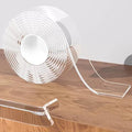 Clear Edge Protector Strip Sharp Edge Wrap Cover Tape,1.18 in x 9.84 FT,Self Adhesive Protective Bumper Guards for Cabinet Door Desk Glass Table Bed Furniture, Kitchen Countertop, Waterproof