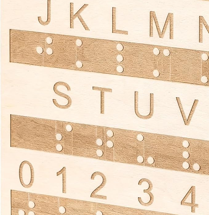 Braille Writer Kit - 4 Lines 28 Cells Visual Impairment Aids, Braille Self-Learning Kit, Kids Teens Adults Students Teachers, Schools Classroom Home Homeschooling, Training Centers Supply