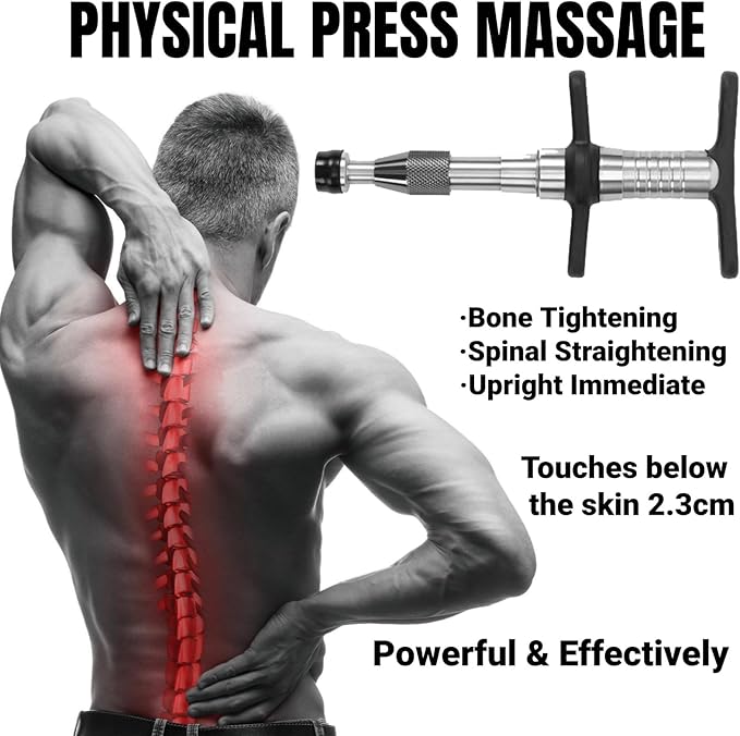 Chiropractic Adjusting Tool, 80-280N Adjustments Manual Spine Chiropractic Correction Tool, Professional Massage Equipment for Face and Spine Relax, Chiropractor Tool Relief Neck Back Pain