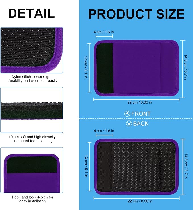 supregear Walker Grips (2 Pack), Soft Padded Hand Covers, Non-Slip Comfortable Cushion Padding for Folding Walker Handle, Moisture Wicking Mobility Accessory