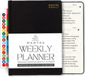 2026 Planner, Daily Journal & Gratitude Journal All-In-One with To Do List, Self Care Prompts & Habit Tracker - 5.8 x 8.3 - Black