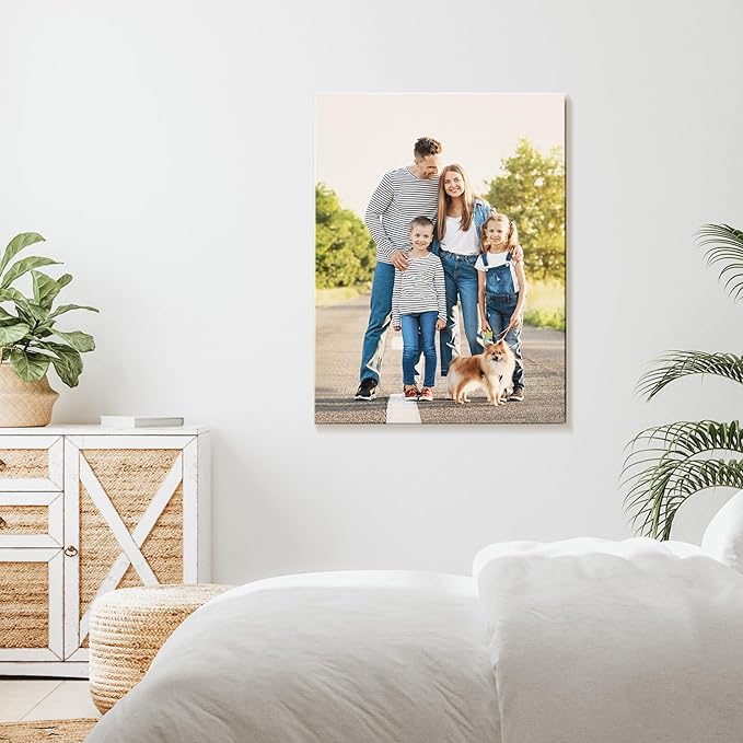 Canvas Prints with Your Photos (Framed 12x16) Personalized Canvas Pictures for Wall Art Digitally Customized Prints with Your Photo Custom Photo Gifts for Home Decor Print Photos Service from Amazon