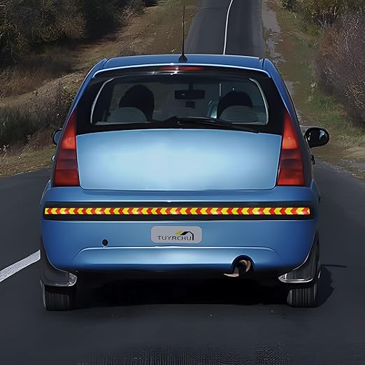 Reflective Tape 8 inch X 10 feet, Outdoor Waterproof Hazard Conspicuity Safety Warning Industrial Marking Tape