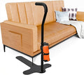 Stand Assist with Cup Holder & Safety Handle, 6-Level Adjustable Height Chair Couch Lift Aid Supports 400 lbs, Daily Mobility Rail for Sofa, Recliner, Chair, for Elderly, Disabled