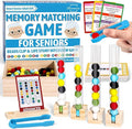 Color Sorting Dementia Activities for Seniors, Easy Brain Games for Dementia Patients, Alzheimers Products for Elderly, Memory Matching Games for Adults W/Life Interview Kit, Seniors Gifts