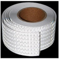White Reflective Tape Outdoor Waterproof 3 inch, High Visibility Hazard Conspicuity Safety Industrial Marking Tape (66 feet)