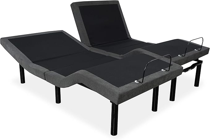 iDealBed iQ5 Luxury Hybrid Mattress and Adjustable Bed Sleep System, Pressure Relief Sleep, Zero Gravity, Anti-Snore, Custom Comfort Positions (Split King, Luxury Plush (Medium Soft) + 4i Custom)