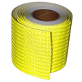 Fluorescent Yellow Reflective Tape Outdoor Waterproof 6 inch, High Visibility Hazard Conspicuity Safety Industrial Marking Tape (66 feet)