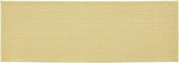 Bathroom Runner Rugs, Long Bath Mat Runner Washable Thin Quick Dry Low Pile Bathroom Runner Rugs Non Slip, Yellow 24"x70"