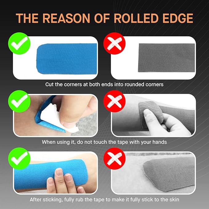 OK TAPE Kinesiology Tape, Regular Original Cotton Elastic Athletic Tape for Support and Recovery, Sports Tape, 2in×16.4ft Uncut Roll - Beige