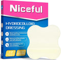 10 Count Hydrocolloid Bandages Ultra Thin 4"x4" - Hydrocolloid Gel Bandages Designed to Fit Joints, Wound Dressing for Abrasions, Blisters, Minor Exuding Wounds, Waterproof & Flexible