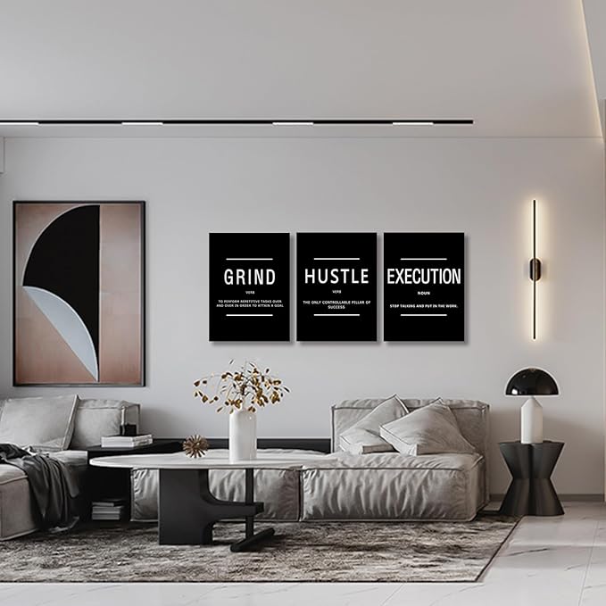 Motivational Wall Art Prints - Canvas Wall Decor - Inspirational Quotes, Living Room Bedroom Office Wall Art