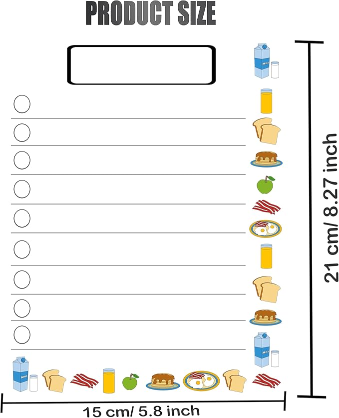 Magnetic Whiteboard for Fridge 3-Pack - 8.27"x5.8" Reusable Dry Erase Freezer Inventory to-Do List & Shopping List for Refrigerator - 2 Extra Fine Point Markers Included