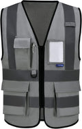 A-SAFETY XSmall grey manager vest work