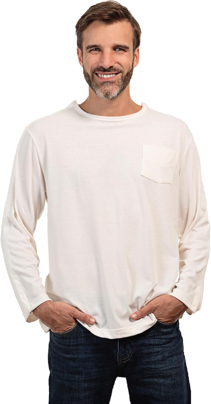 MAI We Care Post Shoulder Surgery Shirts for Men - Tear Away Recovery Apparel, Premium Chemotherapy Clothing
