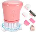 Electric Spin Scrubber, Cordless Cleaning Brushes, Pink Dish Brush kit, Gift for Woman, for Bathroom/Kitchen/Floor/Home/Grout/Tile, IP66 Waterproof Household Cleaning Supplies, Apartment Essentials