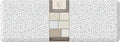 Anti Fatigue Mat by Laurel Lane Co. – Designer Anti Fatigue Mats for Kitchen Floor, Kitchen Mats for Floor, Desk Mat – Cushioned 0.75" Thick – Stain Resistant – Non-Skid Bottom – 20" x 60"