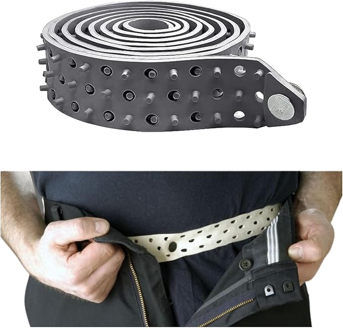 Hero's Pride Shirt Tailor Rubber Belt - Adjustable Shirt Stays for Men - Non-Slip Shirt Keepers For Law Enforcement