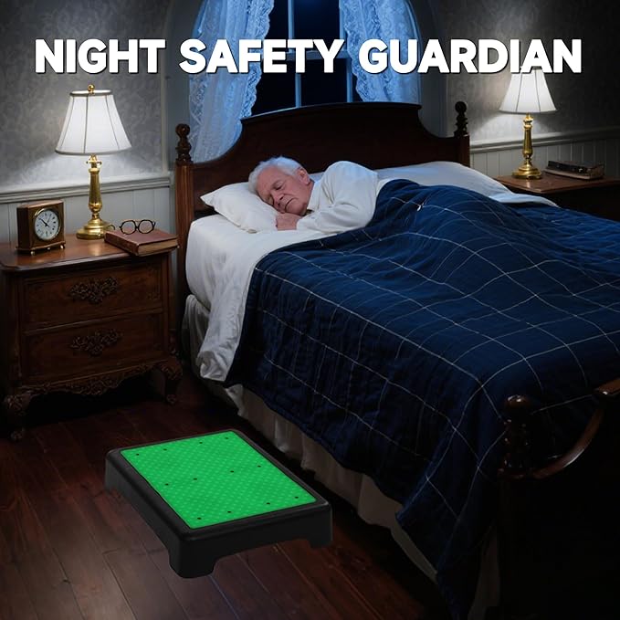 Step Stool for Adults Half Seps for Stairs for Seniors,Noctilucent Bed Step Stools,Platform Step Foot Stool Non-Slip Indoor and Outdoor
