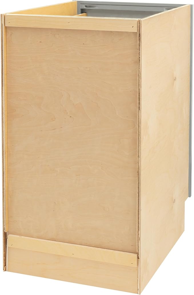Quicklock RTA (Ready-to-Assemble) | Base Kitchen Cabinets - Shaker Style | Made in America (Magnetic Gray, 21" Wx34.5 Hx24 D Base)