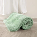 MIULEE Sage Green Bathroom Rugs Non Slip Bath Mat 24'' x 48'' Shaggy Soft Bath Rug Plush Microfiber Absorbent Water for Shower Tub Machine Washable (Sage Green, 24x48 Inches)